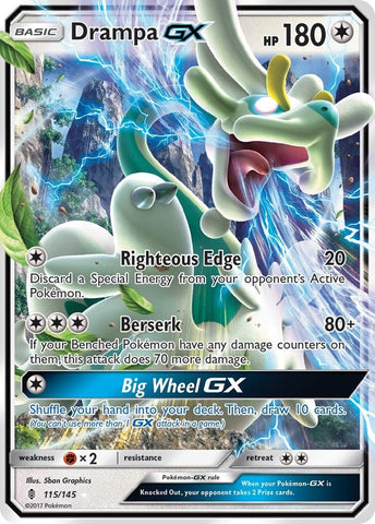 Drampa GX (115/145) (SM - Guardians Rising) (SM02) Pokemon
