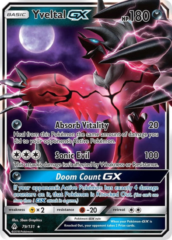 Yveltal GX (79/131) (SM - Forbidden Light) Pokemon