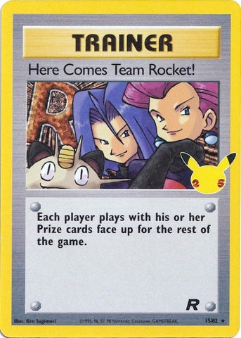Image for Here Comes Team Rocket! (15/82) (Celebrations: Classic Collection) - Pokemon
