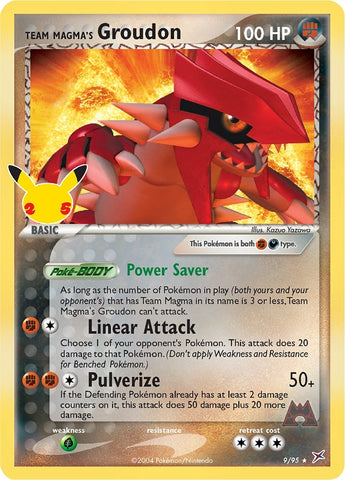 Image for Team Magma's Groudon (9/95) (Celebrations: Classic Collection) - Pokemon