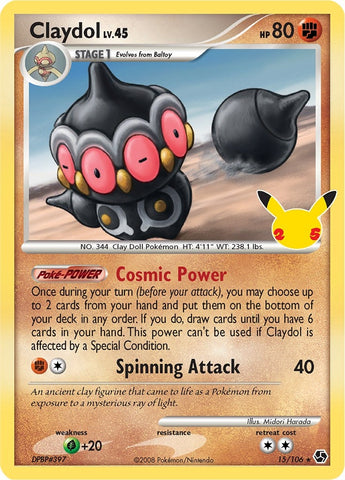 Image for Claydol (15/106) (Celebrations: Classic Collection) - Pokemon