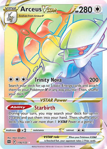 Image for Arceus VSTAR (Secret) (176) (176/172) (SWSH09: Brilliant Stars) - Pokemon