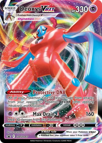 Deoxys VMAX - SWSH267 (SWSH267) (SWSH: Sword & Shield Promo Cards) (SWSD) Pokemon