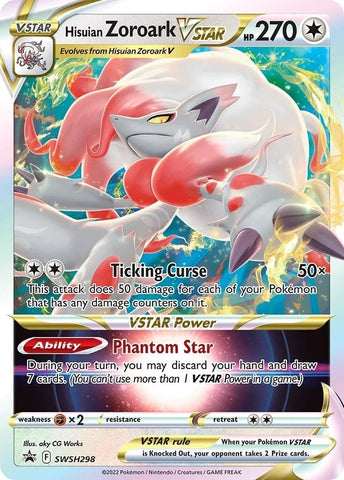 Hisuian Zoroark VSTAR - SWSH298 (SWSH298) (SWSH: Sword & Shield Promo Cards) (SWSD) Pokemon