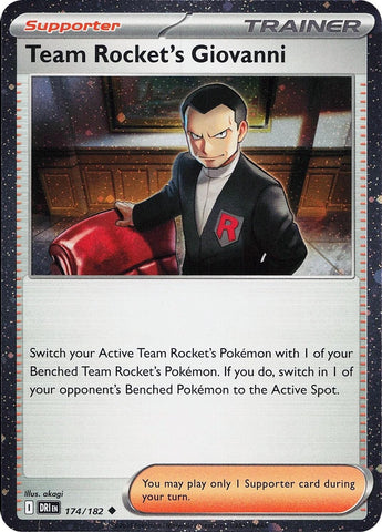 Team Rocket's Giovanni (Cosmos Holo) (174/182) (Miscellaneous Cards & Products) (MCAP) Pokemon