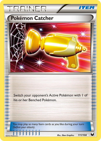 Pokemon Catcher (Gold) (111/108) (Dark Explorers) (DEX) Pokemon