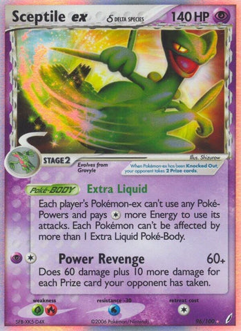 Image for Sceptile ex (Delta Species) (96/100) (Crystal Guardians) - Pokemon