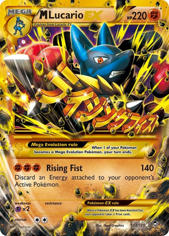 Image for M Lucario EX (Secret) (113/111) (XY - Furious Fists) - Pokemon
