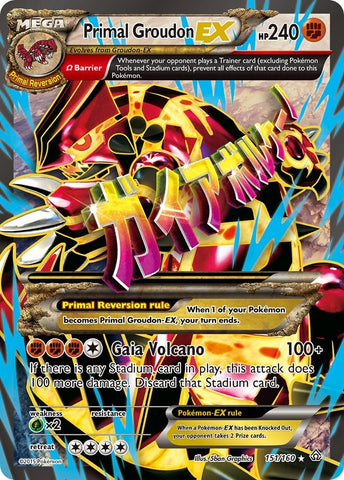 Image for Primal Groudon EX (Omega - 151 Full Art) (151/160) (XY - Primal Clash) - Pokemon