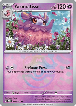 Image for Aromatisse (Master Ball Pattern) (039/131) (SV: Prismatic Evolutions) - Pokemon