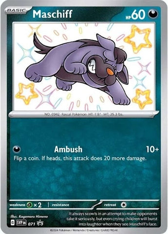 Image for Maschiff - 071 (071) (SV: Scarlet & Violet Promo Cards) - Pokemon