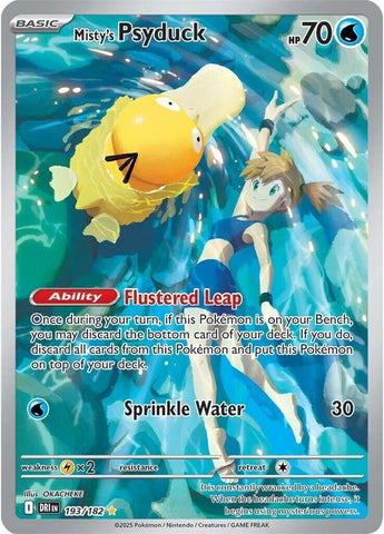 Image for Misty's Psyduck (193/182) (SV10: Destined Rivals) - Pokemon