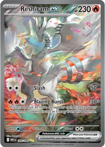 Image for Reshiram ex (166/086) (SV: White Flare) - Pokemon