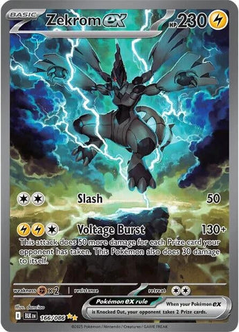 Image for Zekrom ex (166/086) (SV: Black Bolt) - Pokemon
