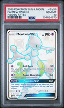 FA/MEWTWO GX HIDDEN FATES 2019 POKEMON SUN & MOON HIDDEN FATES PSA GEM MT 10 POKEMON Single