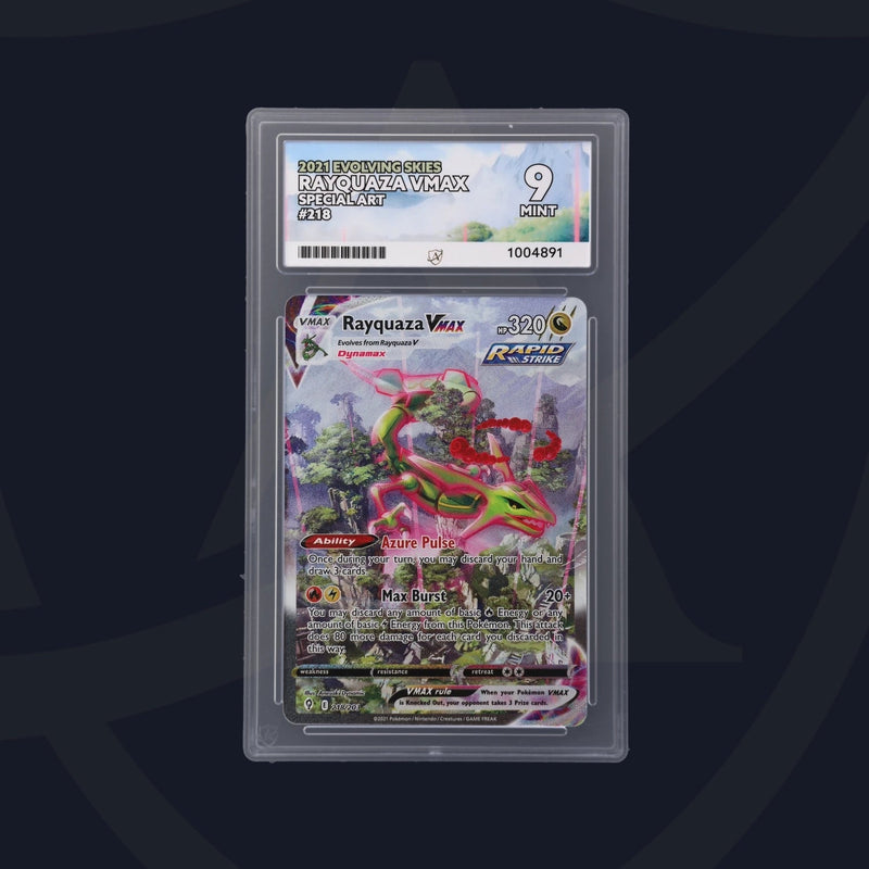Rayquaza VMAX - Evolving Skies - 218/203 - Special Art - ACE 9 ACE Grading