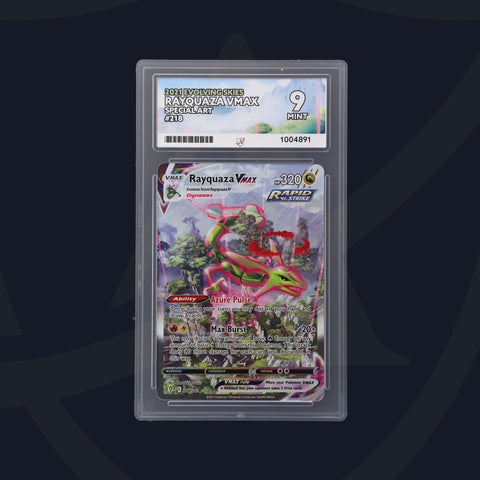 Rayquaza VMAX - Evolving Skies - 218/203 - Special Art - ACE 9 ACE Grading