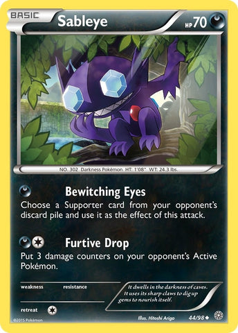 Image for Sableye (44/98) (XY - Ancient Origins) (AOR) - Pokemon