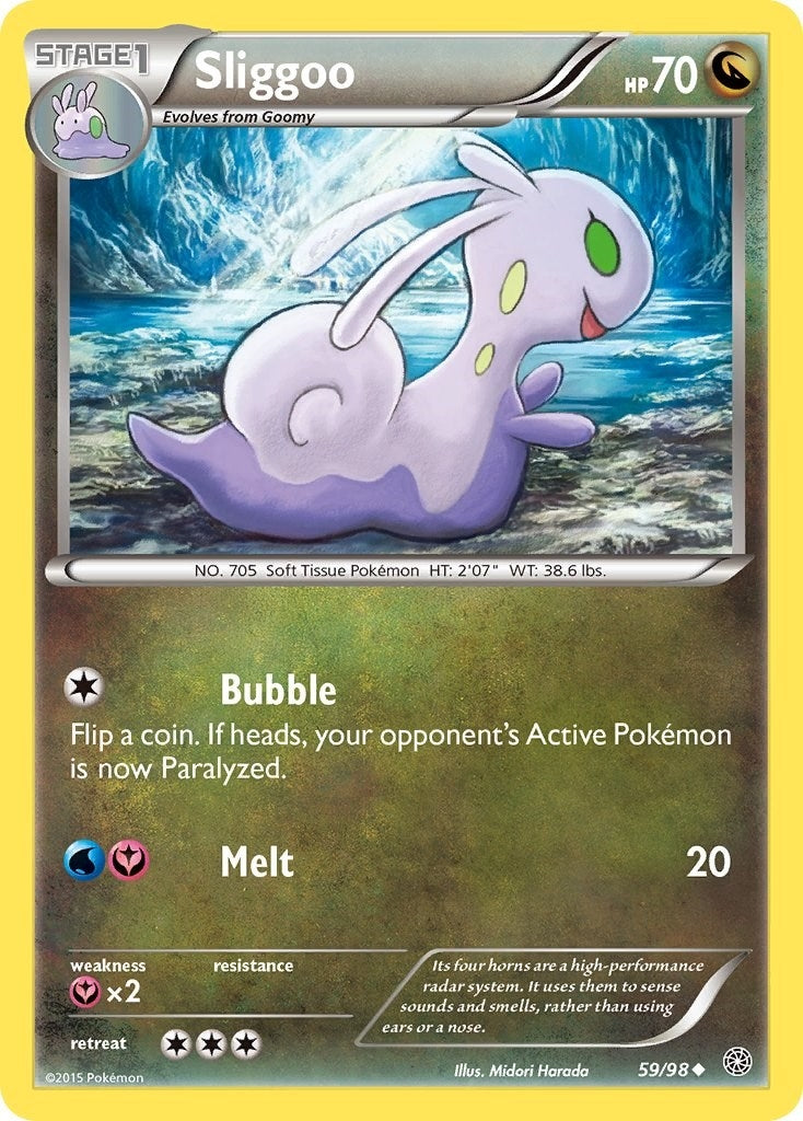 Image for Sliggoo (59/98) (XY - Ancient Origins) (AOR) - Pokemon