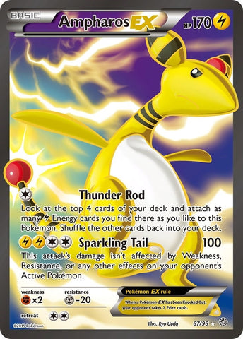 Image for Ampharos EX (87 Full Art) (87/98) (XY - Ancient Origins) - Pokemon