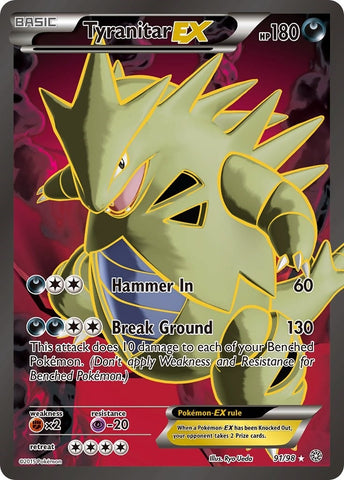 Image for Tyranitar EX (91 Full Art) (91/98) (XY - Ancient Origins) - Pokemon