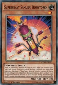 Superheavy Samurai Blowtorch (CORE-EN007) (Clash of Rebellions) YuGiOh