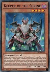 Keeper of the Shrine (CORE-EN024) (Clash of Rebellions) YuGiOh