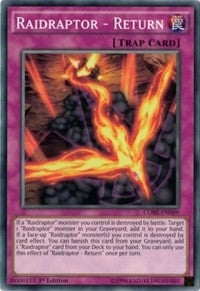 Raidraptor - Return (CORE-EN069) (Clash of Rebellions) YuGiOh