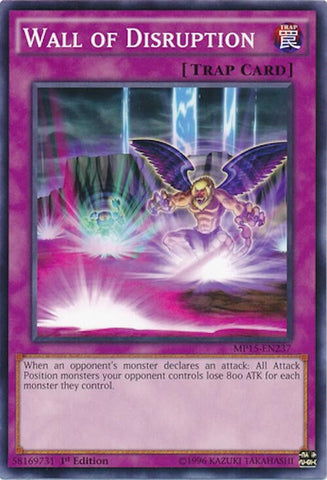 Wall of Disruption (MP15-EN237) (2015 Mega-Tins Mega Pack) YuGiOh