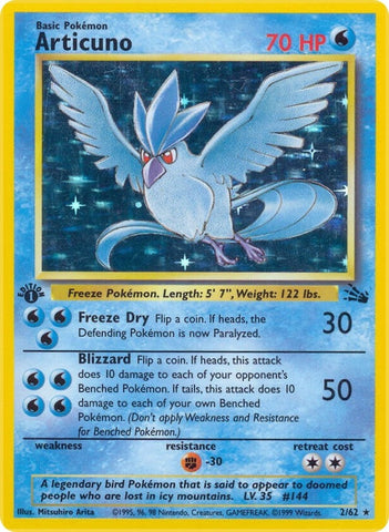 Articuno (2) (02/62) (Fossil) Pokemon