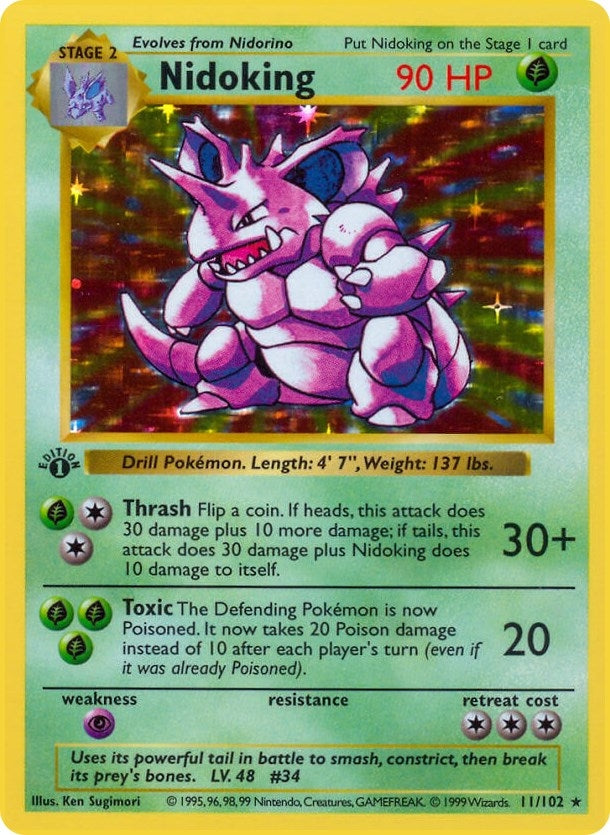 Image for Nidoking (011/102) - Pokemon