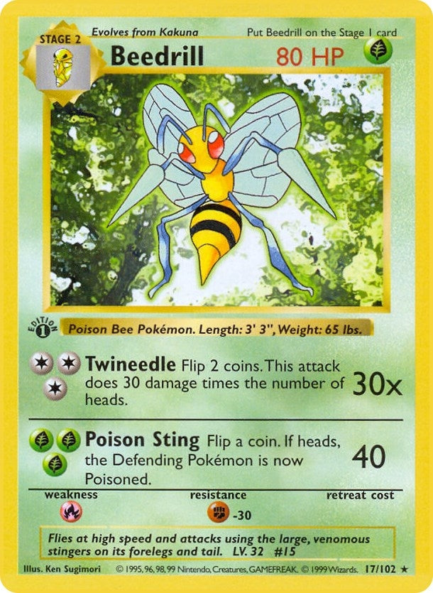 Image for Beedrill (017/102) - Pokemon