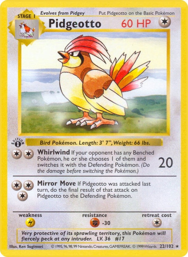 Image for Pidgeotto (022/102) - Pokemon