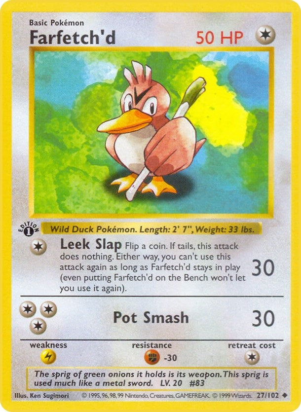 Image for Farfetch'd (027/102) - Pokemon