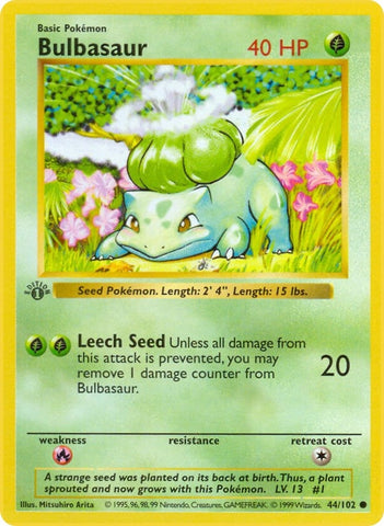 Image for Bulbasaur (044/102) - Pokemon