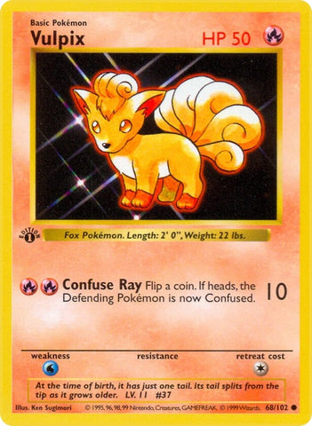 Image for Vulpix (068/102) - Pokemon