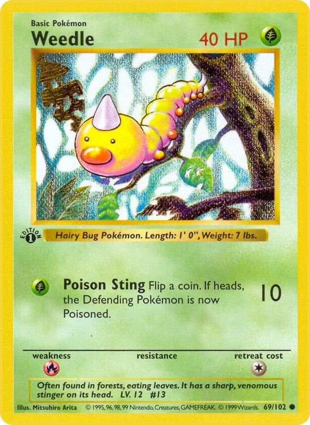 Image for Weedle (069/102) - Pokemon