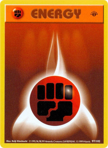 Image for Fighting Energy (097/102) - Pokemon