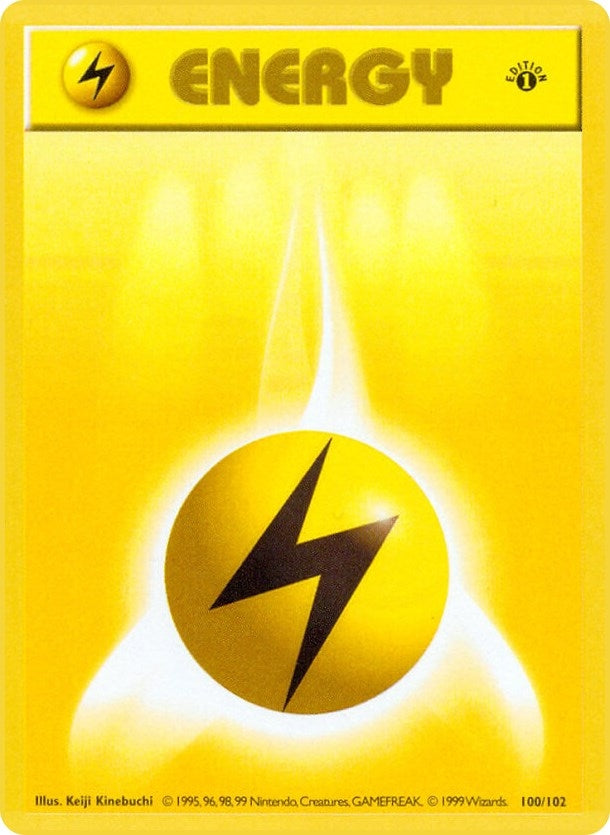 Image for Lightning Energy (100/102) - Pokemon