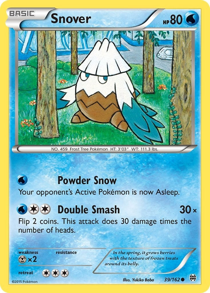 Image for Snover (39/162) (XY - BREAKthrough) (BKT) - Pokemon