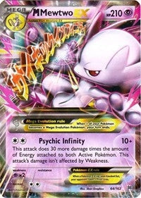 M Mewtwo EX (64) (64/162) (XY - BREAKthrough) (BKT) Pokemon