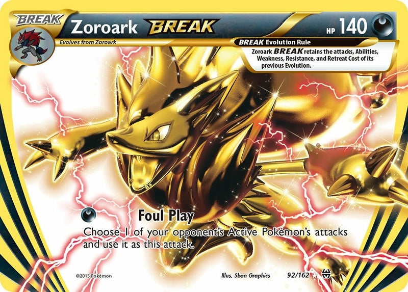 Image for Zoroark BREAK (92/162) (XY - BREAKthrough) (BKT) - Pokemon