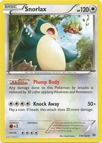 Image for Snorlax (118/162) (XY - BREAKthrough) (BKT) - Pokemon