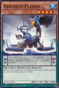Dinomist Plesios (BOSH-EN025) (Breakers of Shadow) YuGiOh