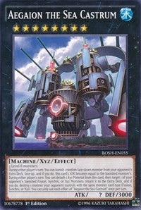 Aegaion the Sea Castrum (BOSH-EN055) (Breakers of Shadow) YuGiOh