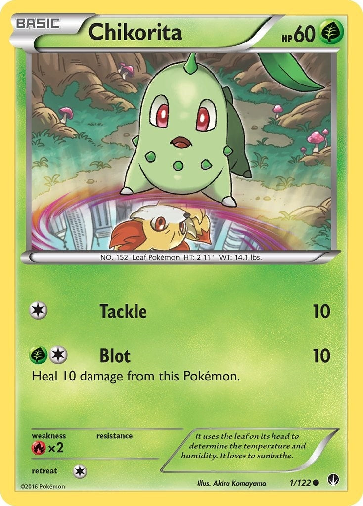 Chikorita (1/122) (XY - BREAKpoint) Pokemon