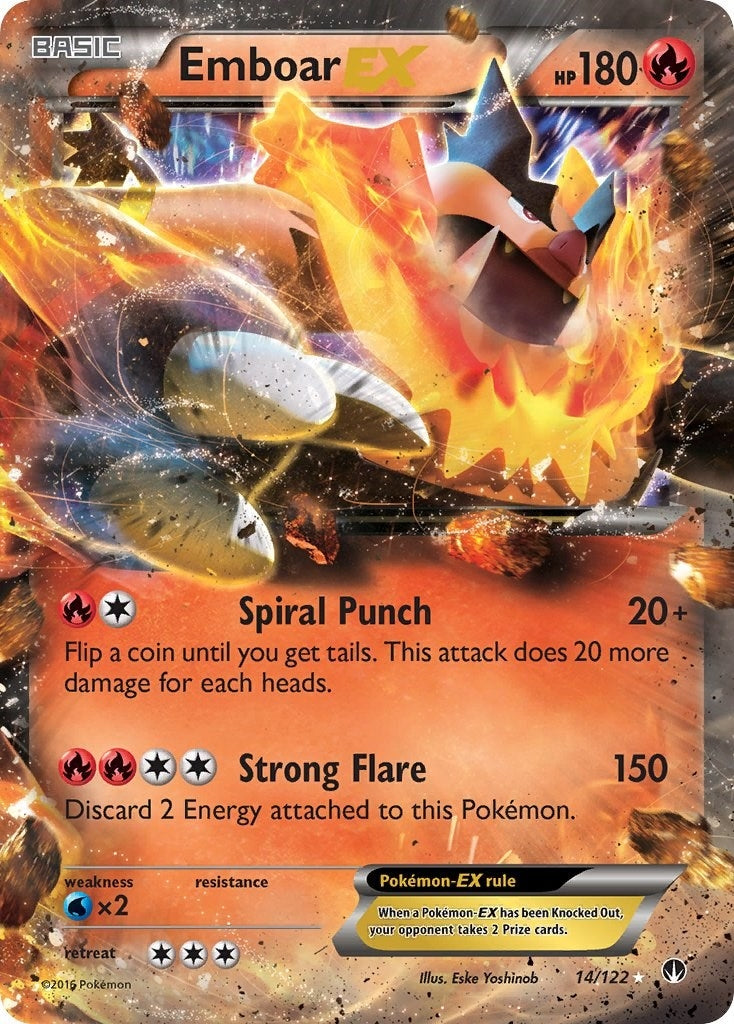 Emboar EX (14/122) (XY - BREAKpoint) Pokemon