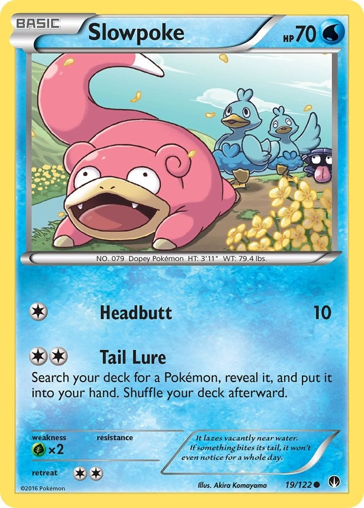 Slowpoke (19/122) (XY - BREAKpoint) Pokemon