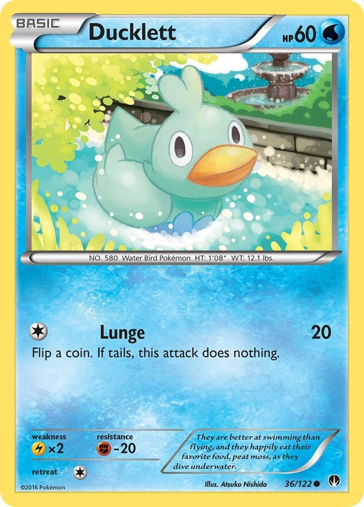 Image for Ducklett (36/122) (XY - BREAKpoint) (BKP) - Pokemon