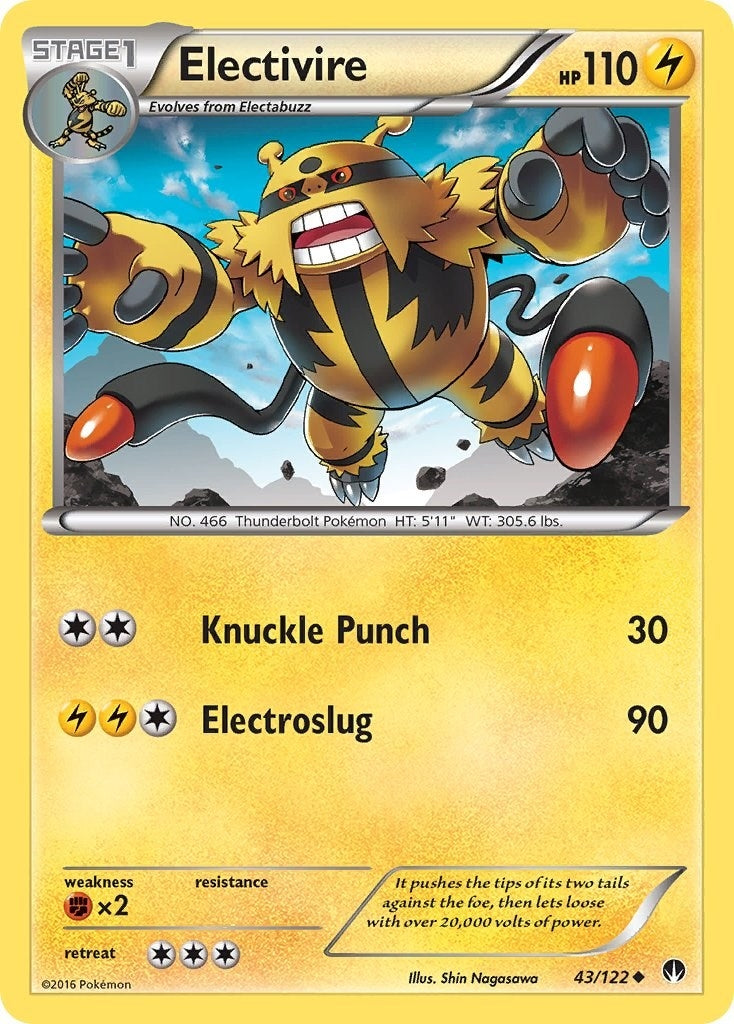 Image for Electivire (43/122) (XY - BREAKpoint) (BKP) - Pokemon